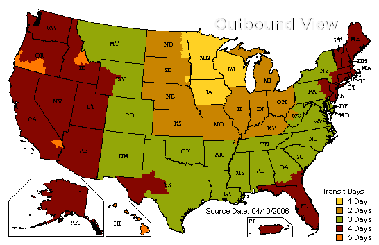 UPS Map